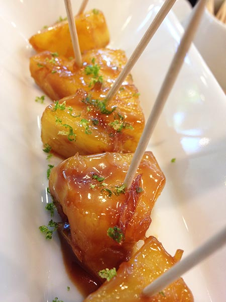 Ananas au caramel